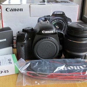Canon EOS 450D with 50mm lens